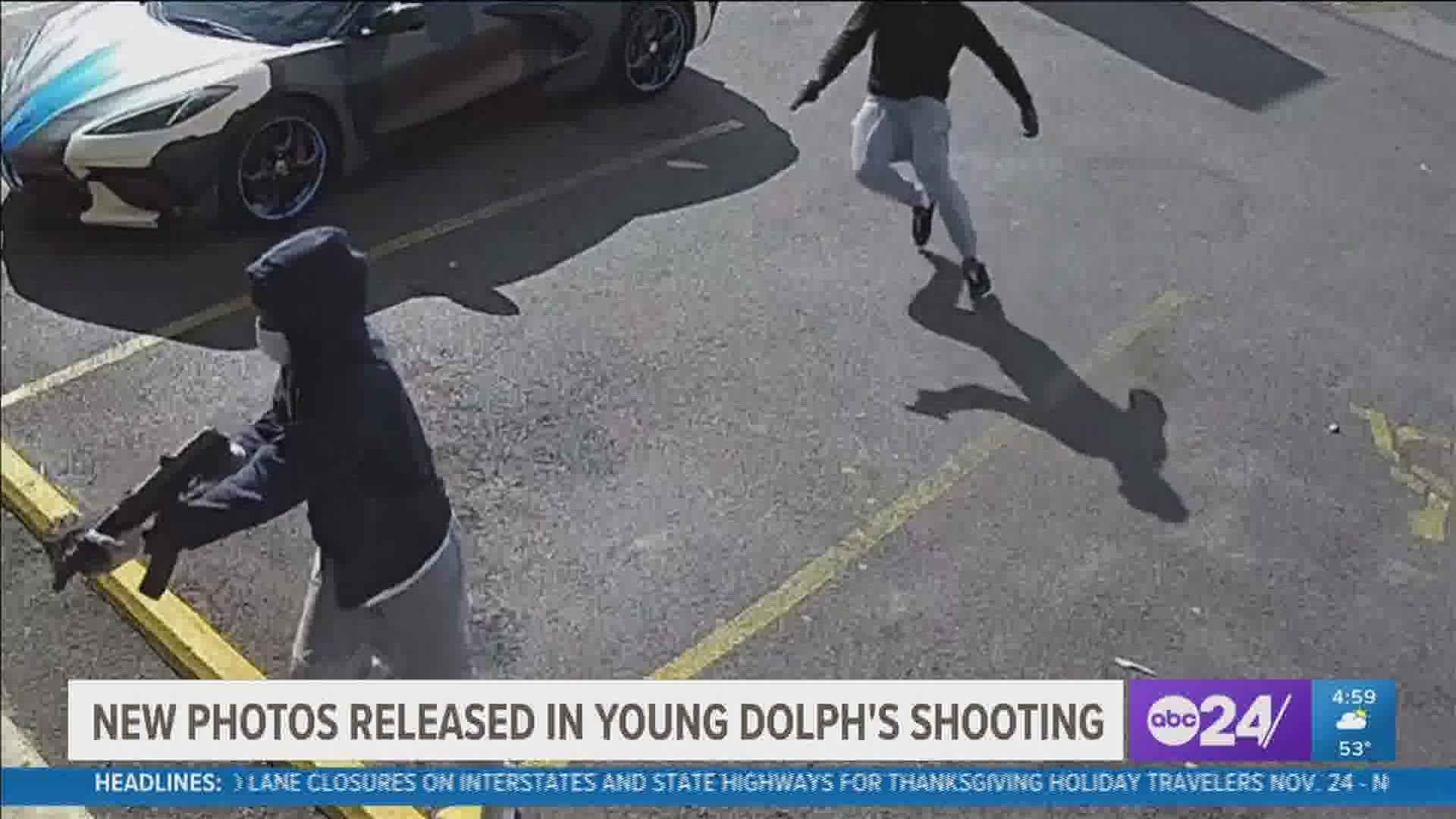 Memphis Police have released pictures they said show the gunmen who shot and killed rapper Young Dolph Wednesday.