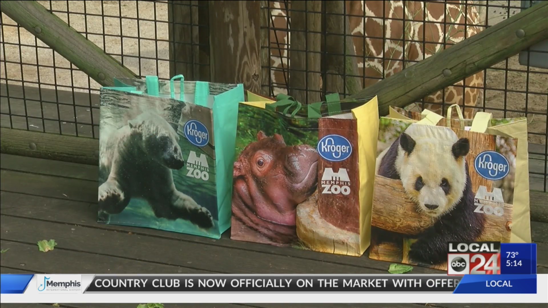 Memphis Zoo and Kroger unveil specialty brand of reusable bags
