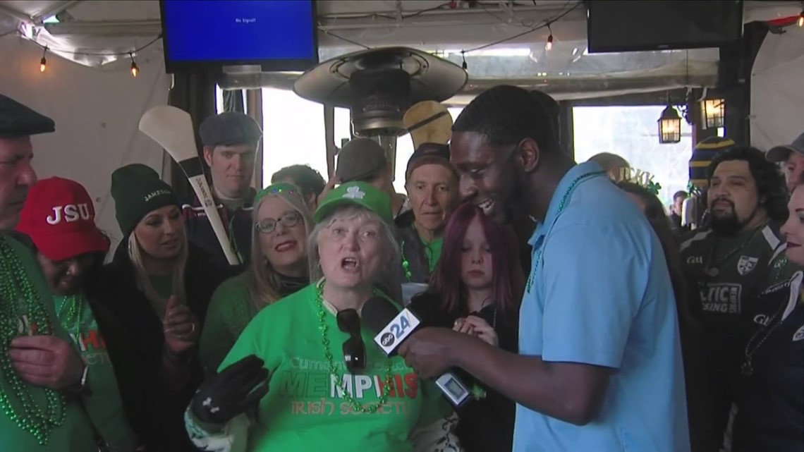 Celebrating St. Patrick's Day in Cooper-Young in Memphis