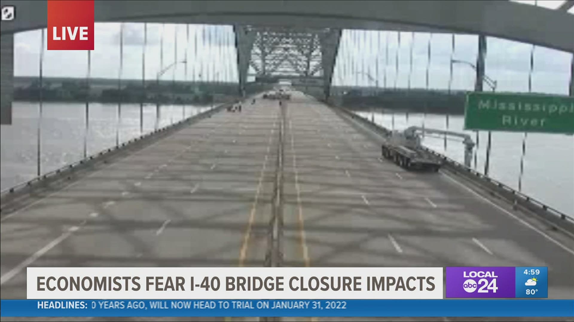 A second significant backup on I-55 bridge within a week comes ahead of USDOT Secretary’s visit to Memphis Thursday to review and update construction.
