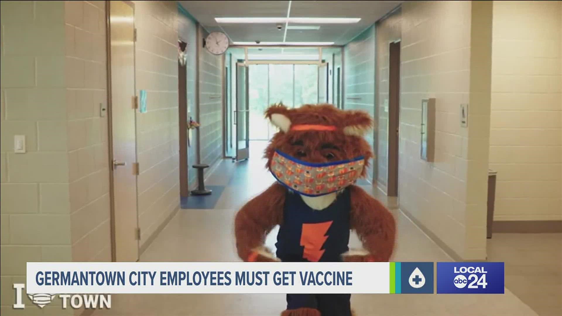 City of Germantown employees may face firing if proof of full COVID vaccination not submitted by Labor Day. City Administrator vows protection against virus.