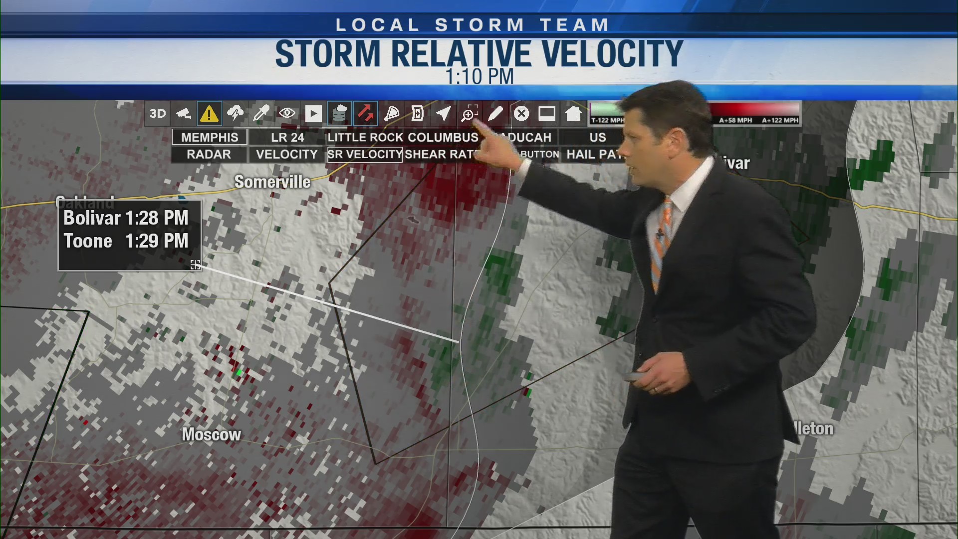 Possible tornado in Victoria, MS