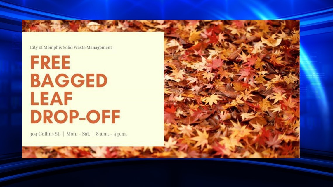 Free dropoff for bagged leaves offered for Memphis residents