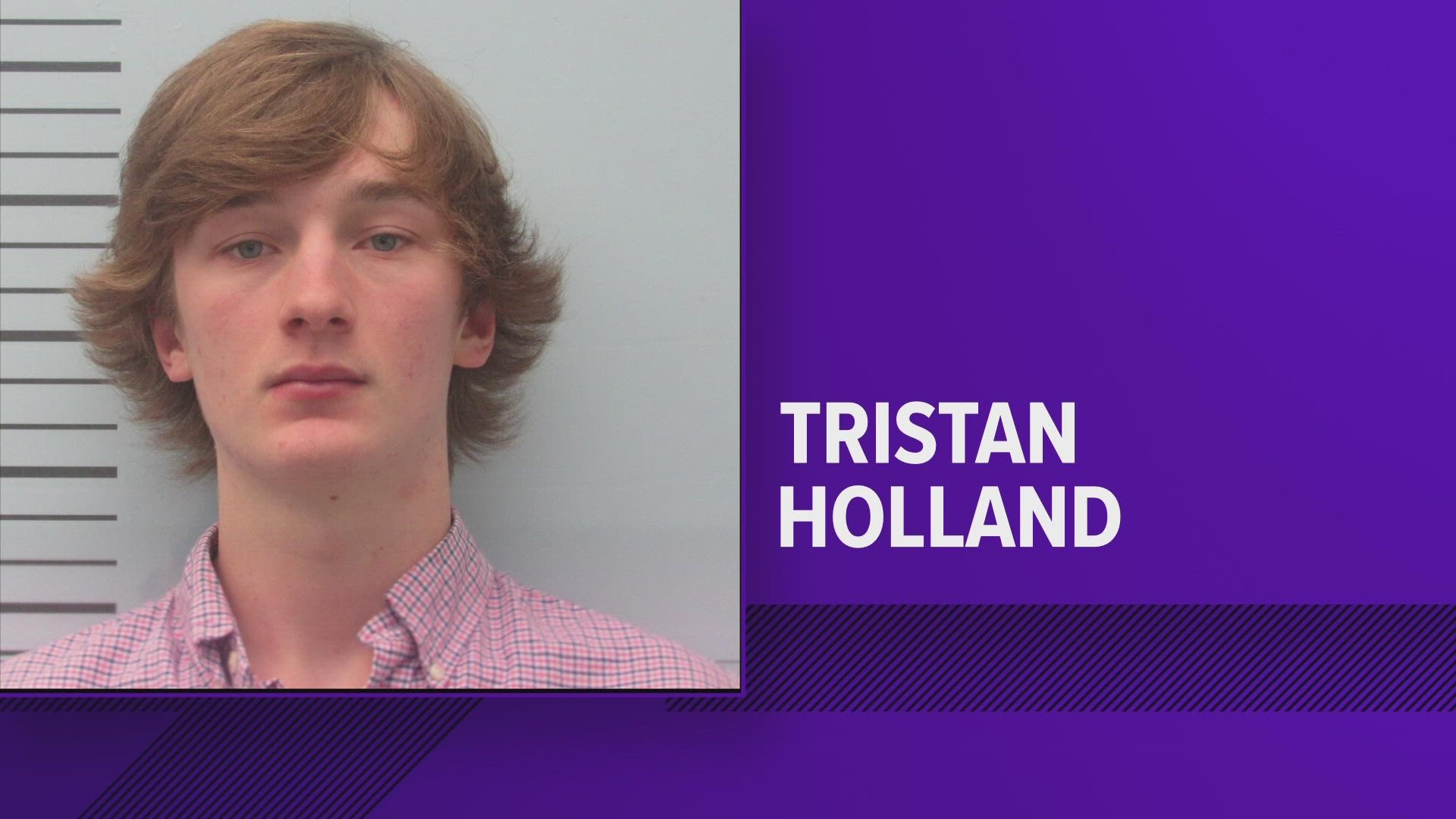 OPD said Seth Rokitka and Tristan Holland are charged in the killing of Ole Miss student Walker Fielder and injury of Blanche Williamson.
