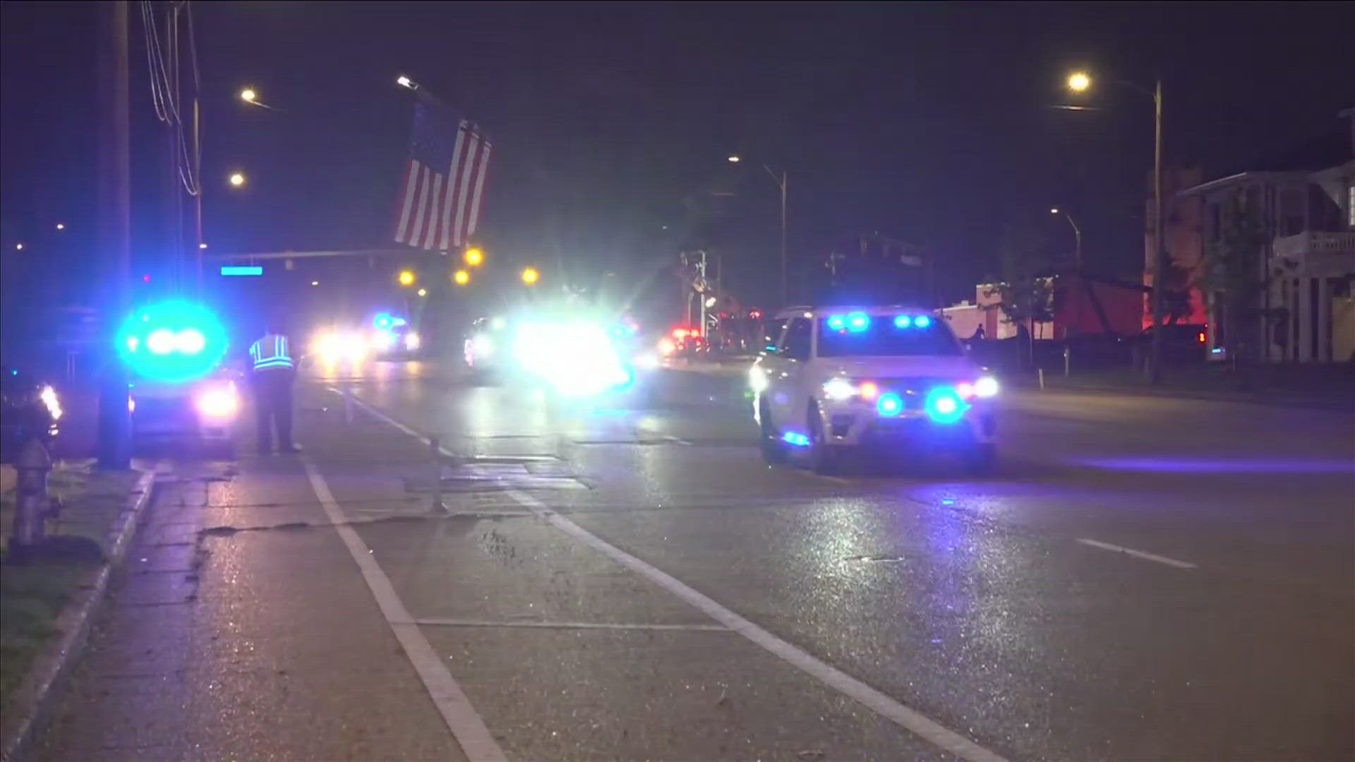 The Memphis Police Department held a Sea of Blue procession for fallen officer Demetrice Johnson on Wednesday, Aug. 14.