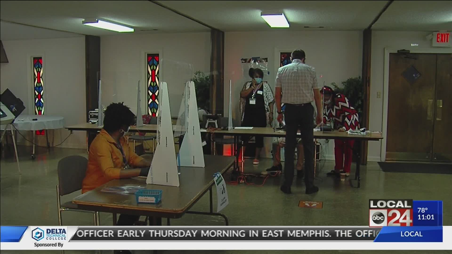 Early morning voters for the primary election said they felt safe enough casting their ballots.