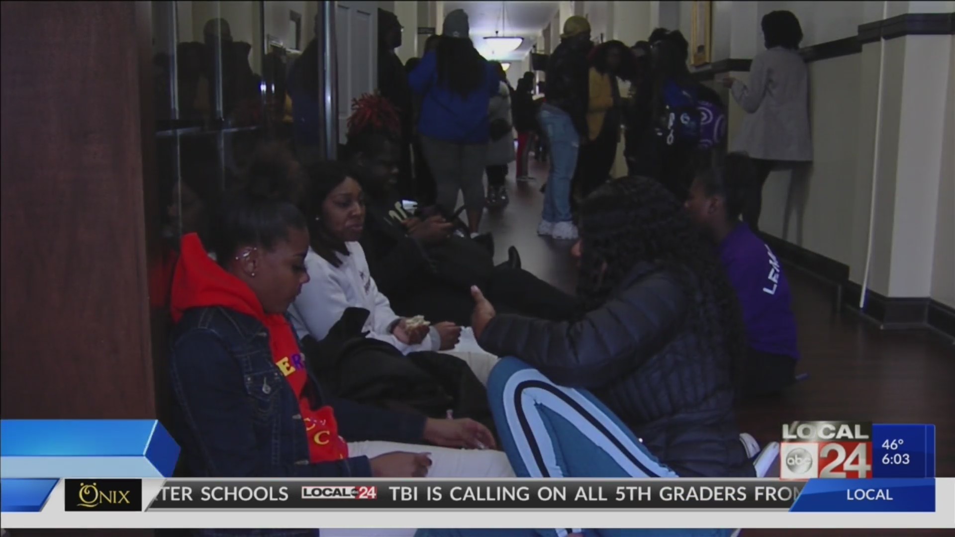 LeMoyne-College students hold sit-in after administrator is fired