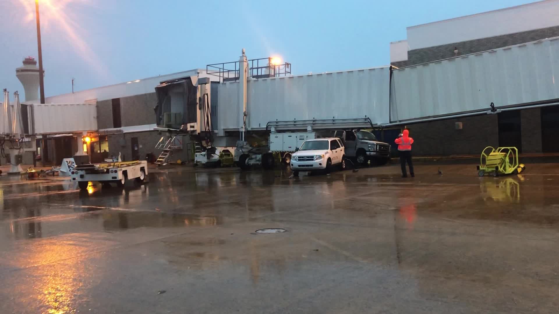 Memphis airport damage - Courtesy Memphis International Airport