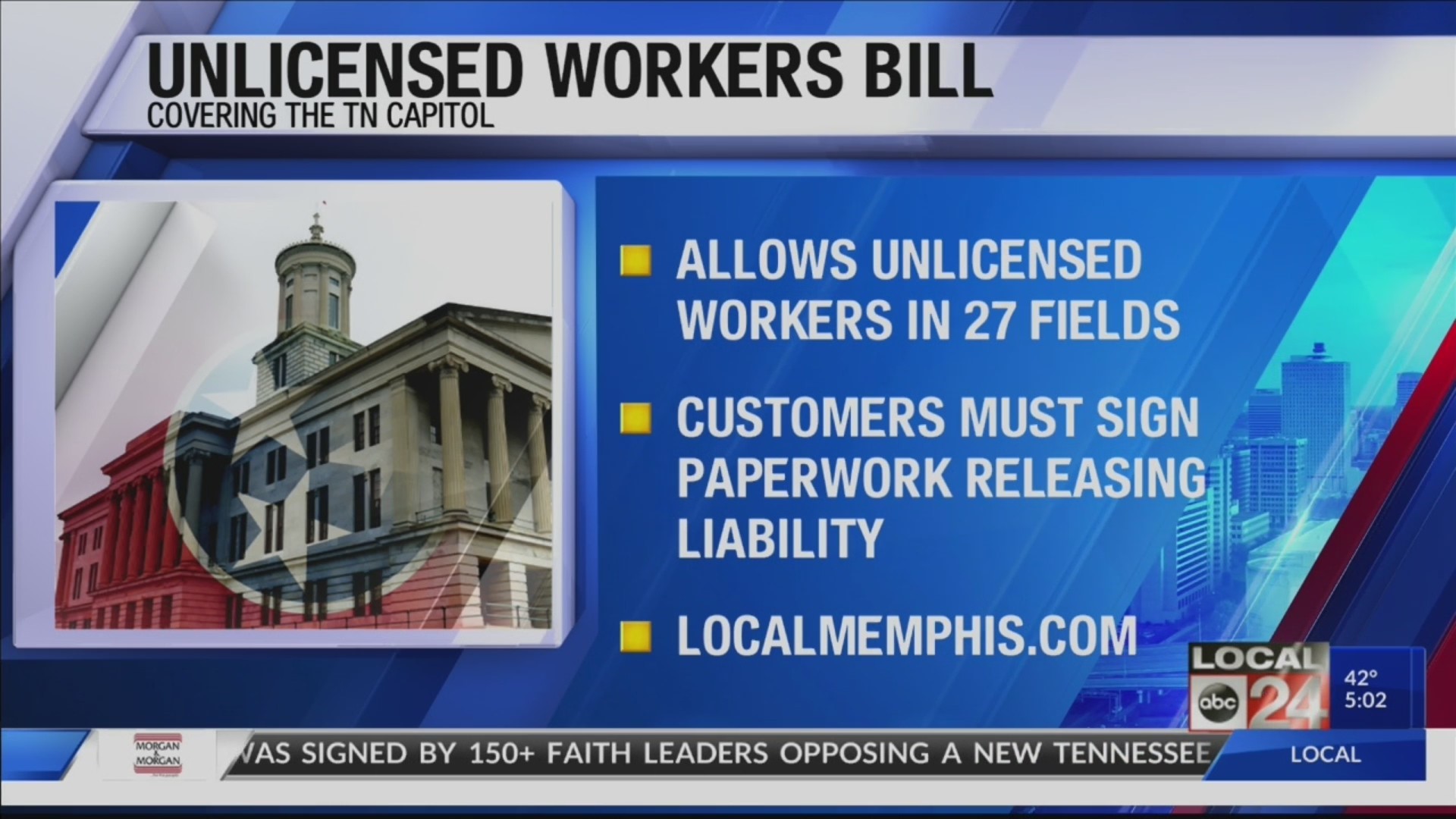 Proposed Tennessee bill would allow cosmetologists & many other professions to work without a license