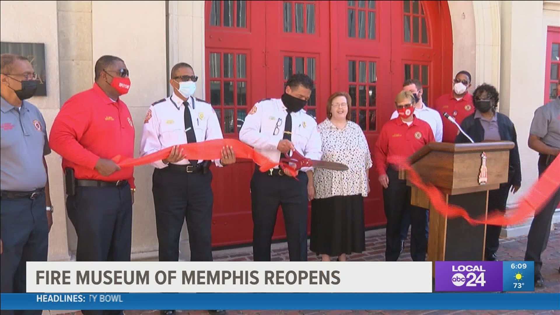 The museum reopened after being closed for three months for repairs and upgrades.