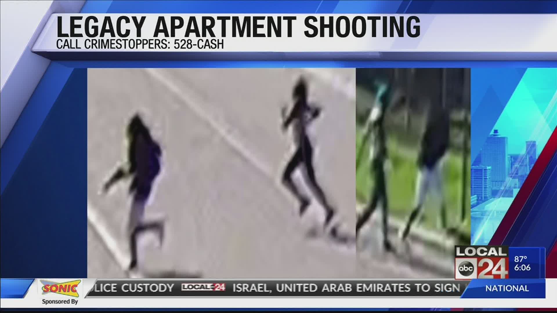 Police say the shooting happened Sunday, September 6, 2020 at the Legacy Apartments near Knight Arnold and Kirby Parkway.