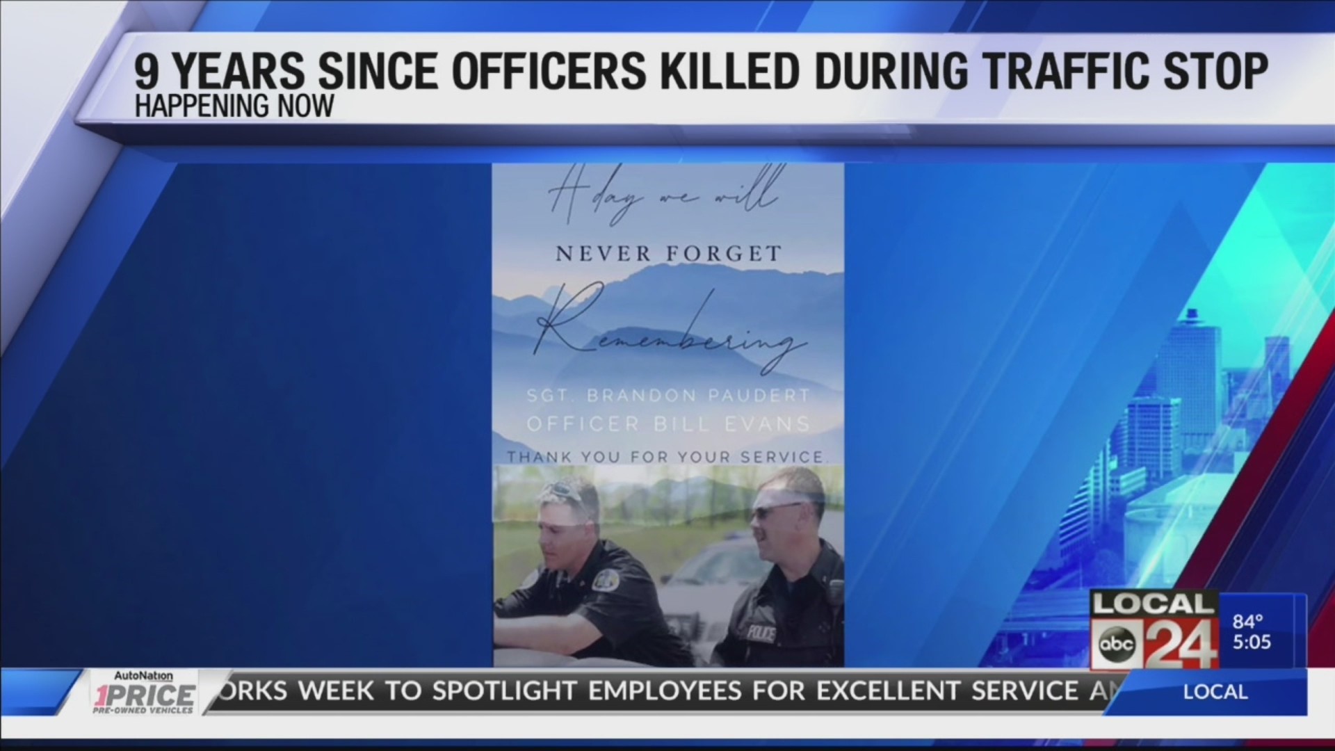 Monday marks nine years since two West Memphis officers were killed by