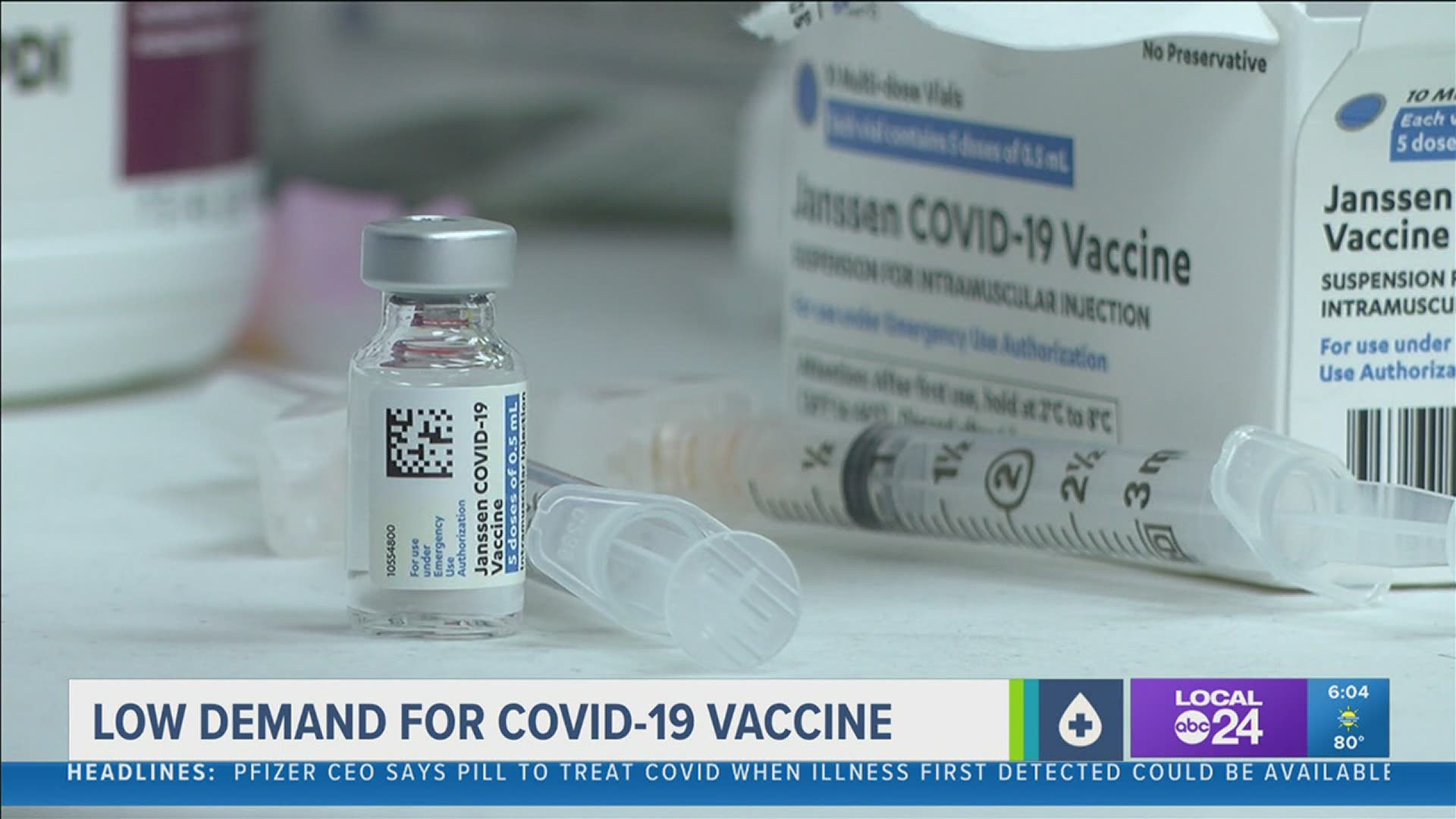 Vaccine demand locally continues to struggle, including at the FEMA site in Midtown Memphis