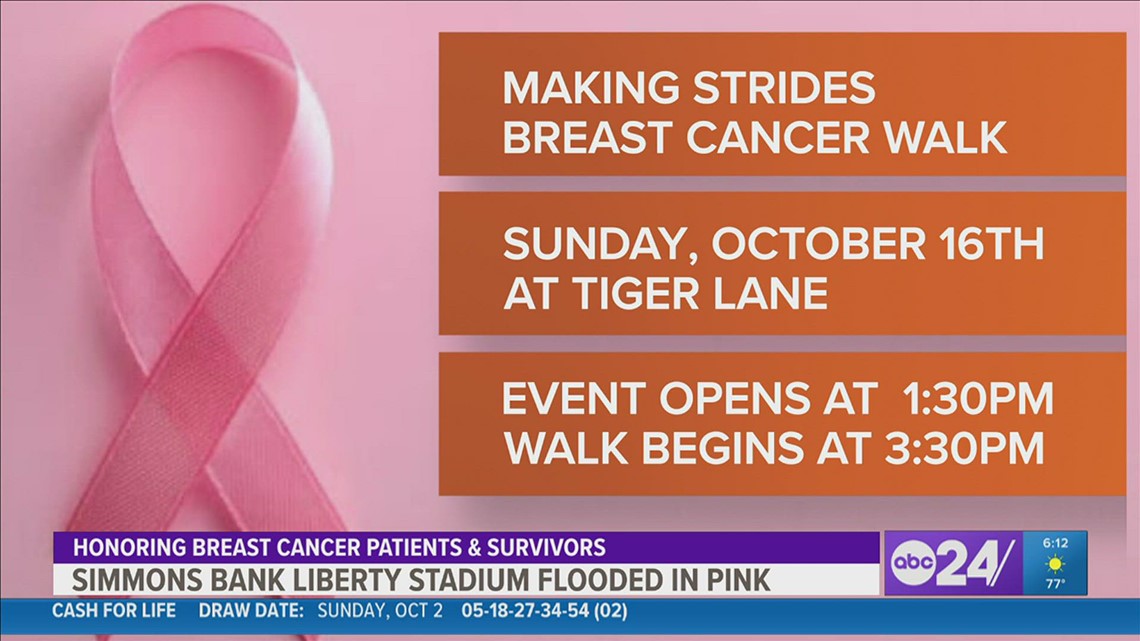 Annual 'Making Strides Against Breast Cancer Walk' set for Oct. 16