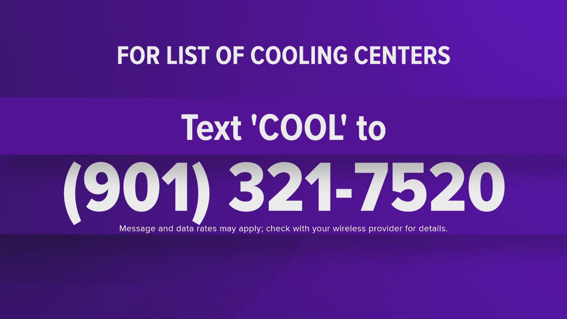 Although the cooling center is closed at Frayser, the Hospitality Hub is still open for residents without homes who need to cool down.