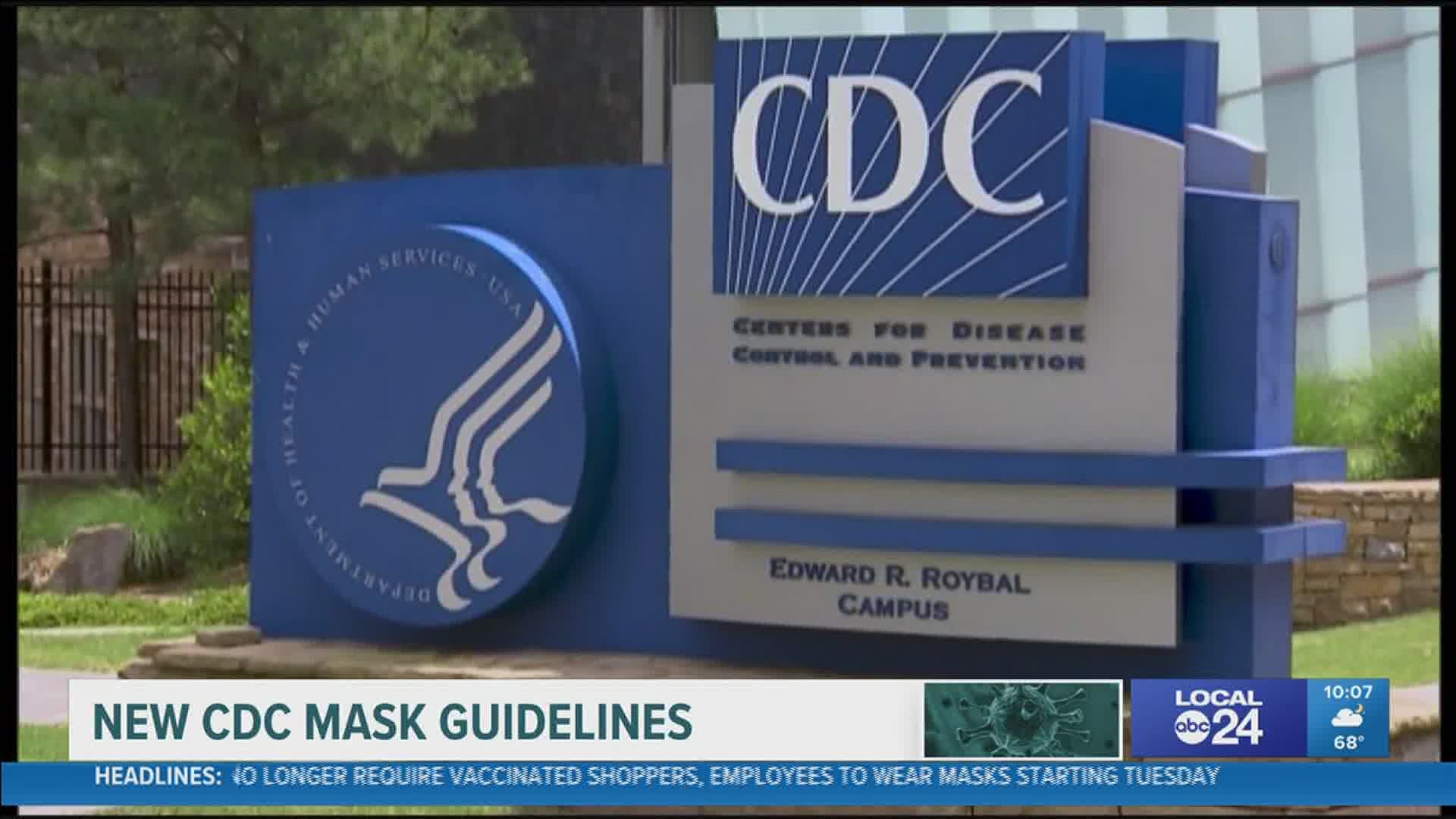 The Center for Disease control director says the new mask guidelines may seem confusing, but it allows you to make your own decisions.