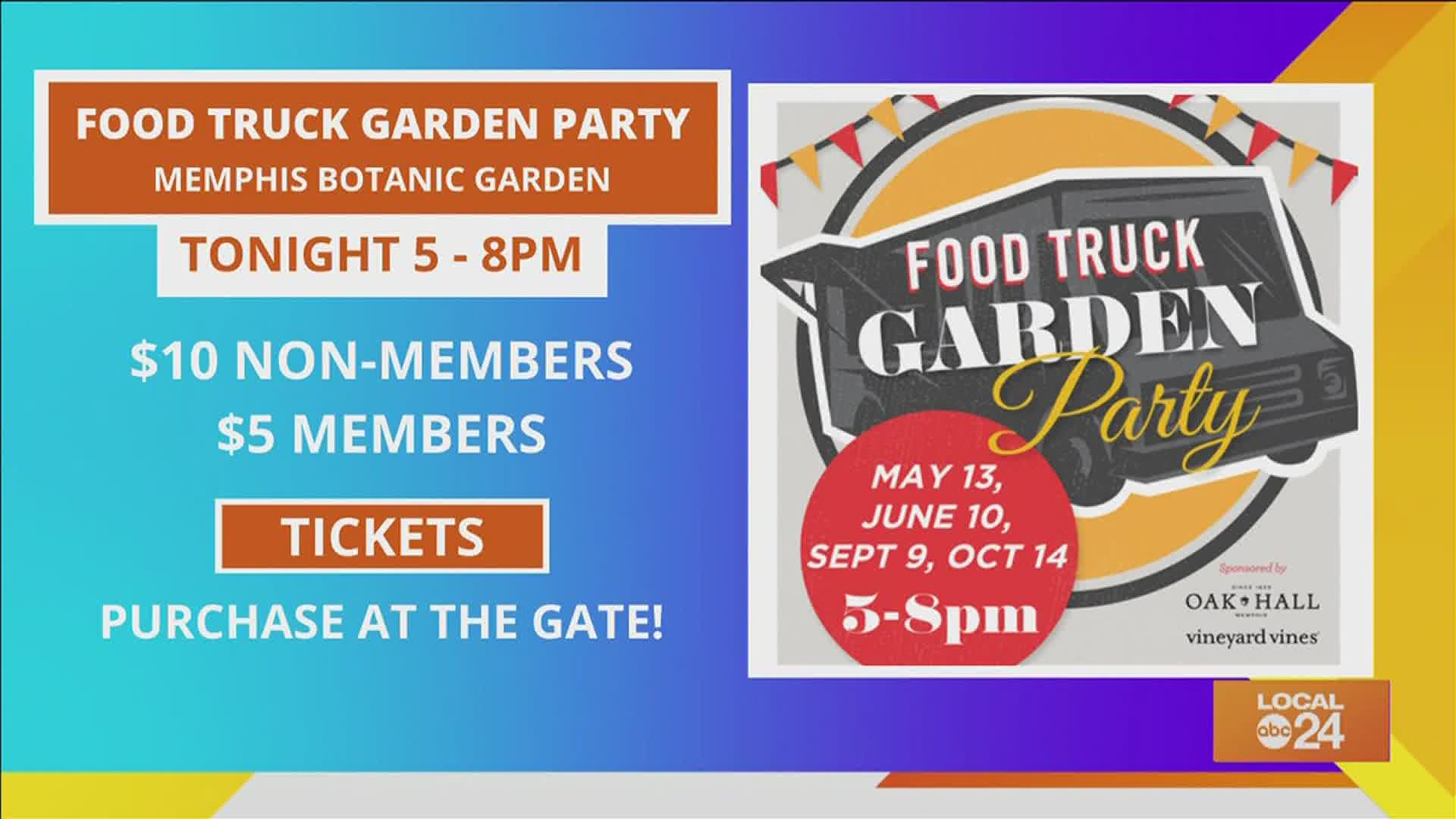 Looking to expand your Memphis food palette in a beautiful outdoor setting? Come to the Memphis Botanic Garden food truck party! Dogs are welcome!