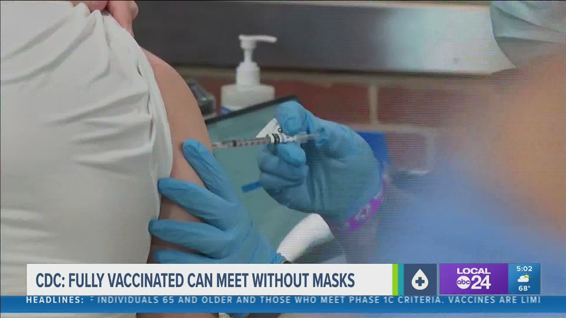 “Individuals that are fully vaccinated can meet and visit safely with other individuals that are fully vaccinated," said Dr. Shirin Mazumder.