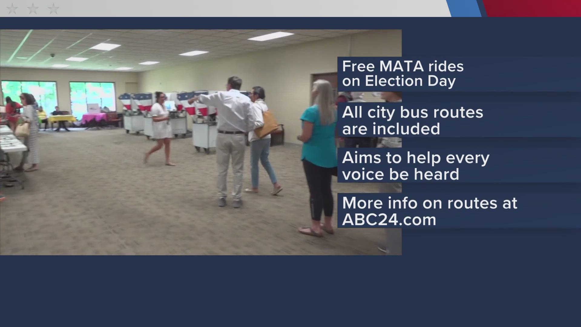 AARP Tennessee has partnered with MATA to provide free rides on its transit system so everyone in the Bluff City can come out to vote!