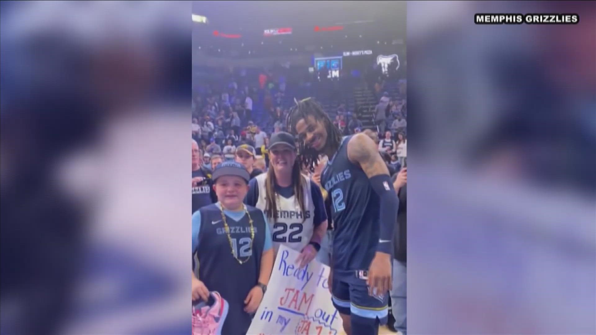 "We all make mistakes until we become the person that we're supposed to be," says fan Krissi Carr about Ja Morant and recent controversy with an Instagram livestream