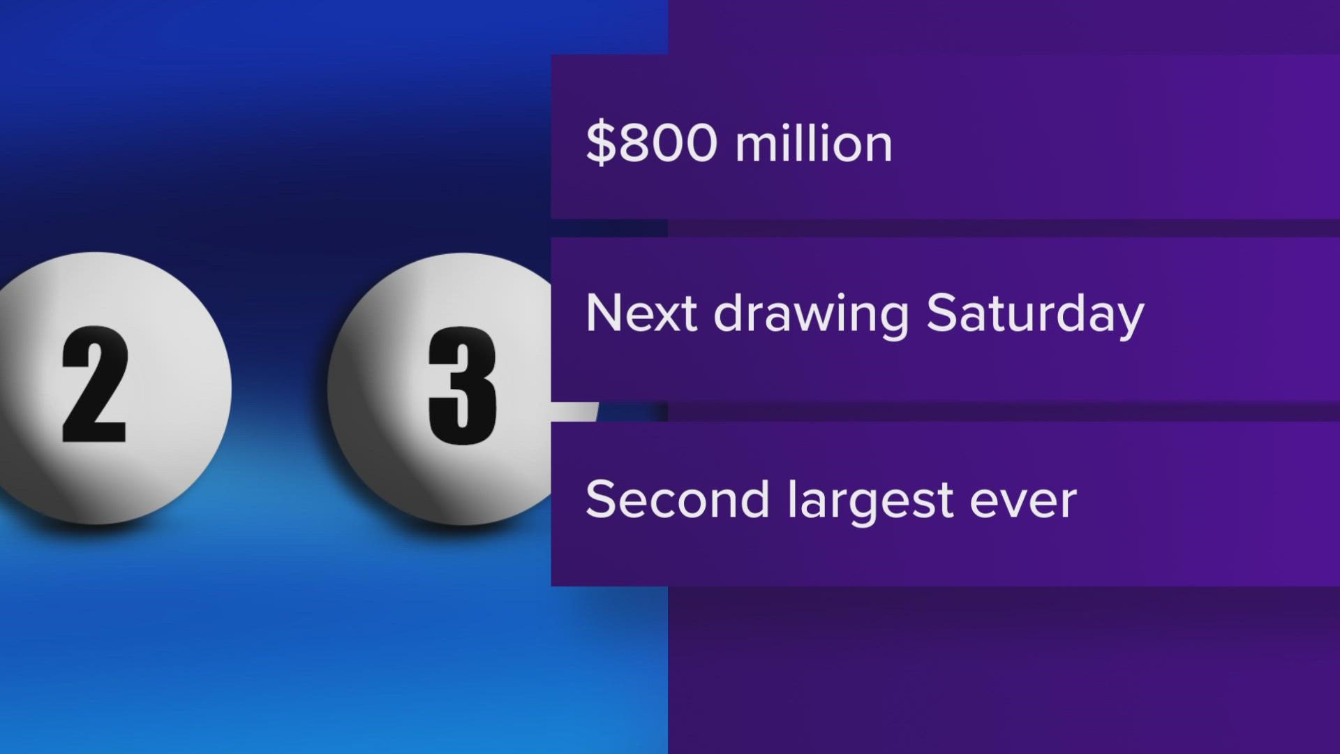 Lottery officials said the winning tickets were sold in Covington in West Tennessee, and Bristol in East Tennessee.