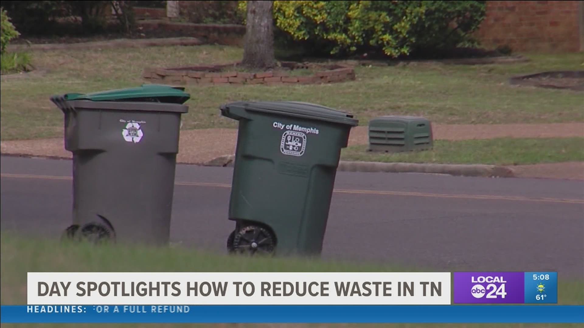 For the first time, the Tennessee Department of Environment and Conservation is celebrating 'Zero Waste Day' to reduce the amount of waste.