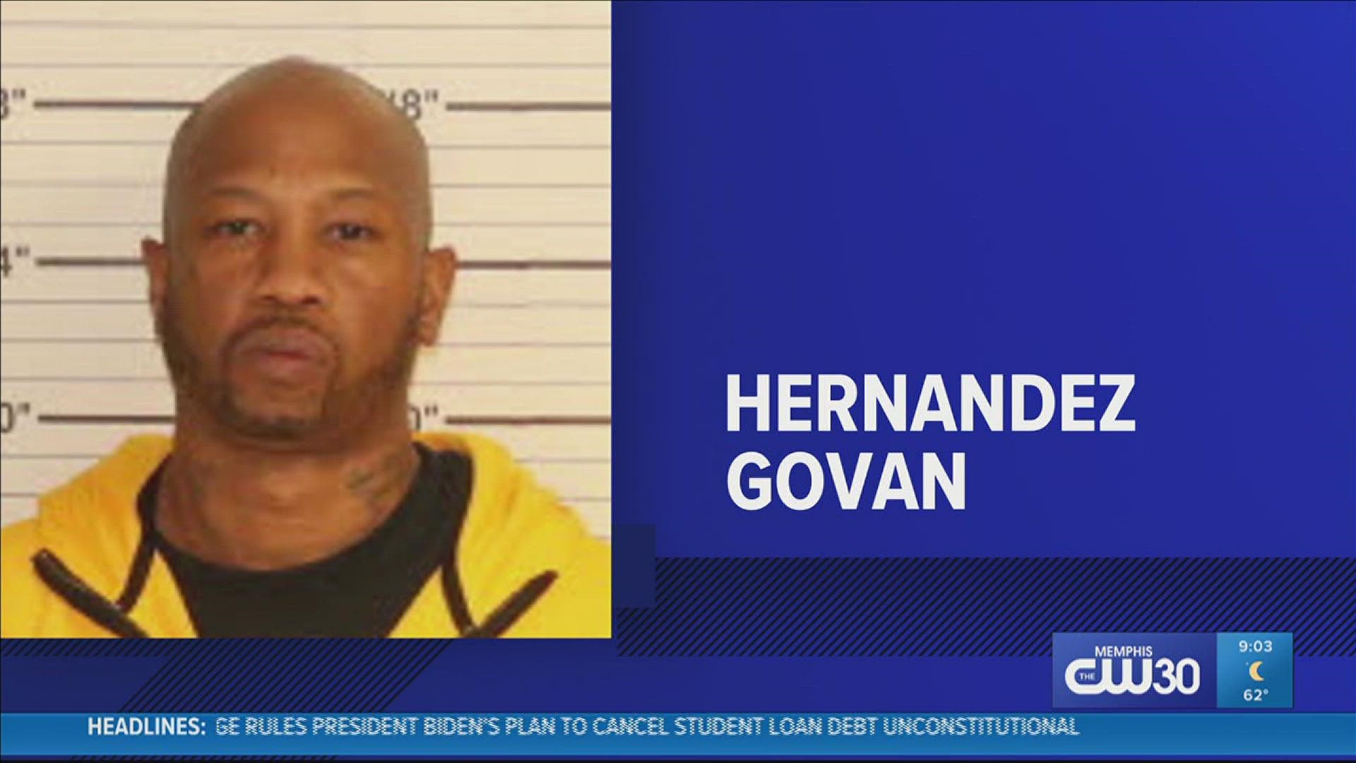 Hernandez Govan was indicted on three charges Thursday in connection to Young Dolph's murder.