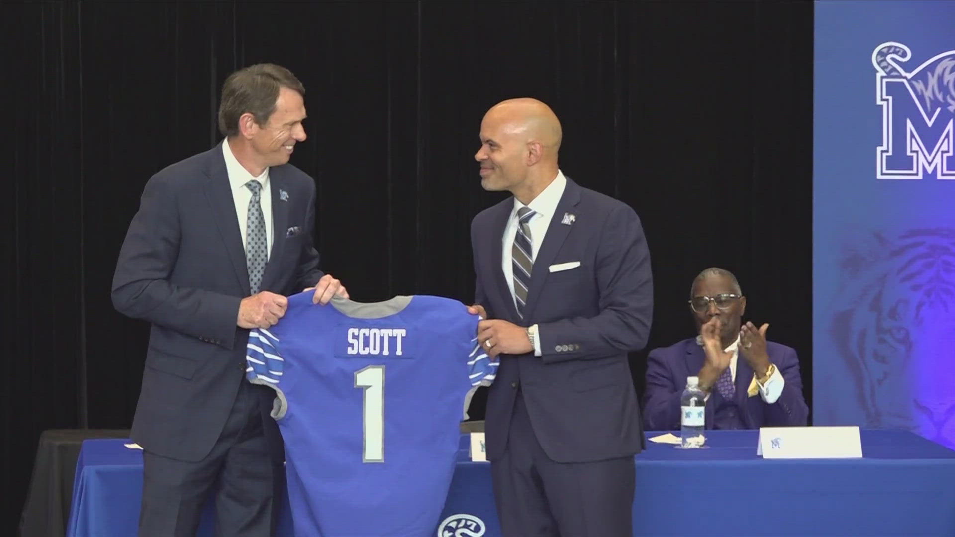 The University of Memphis introduced Dr. Ed Scott as the 8th athletic director.