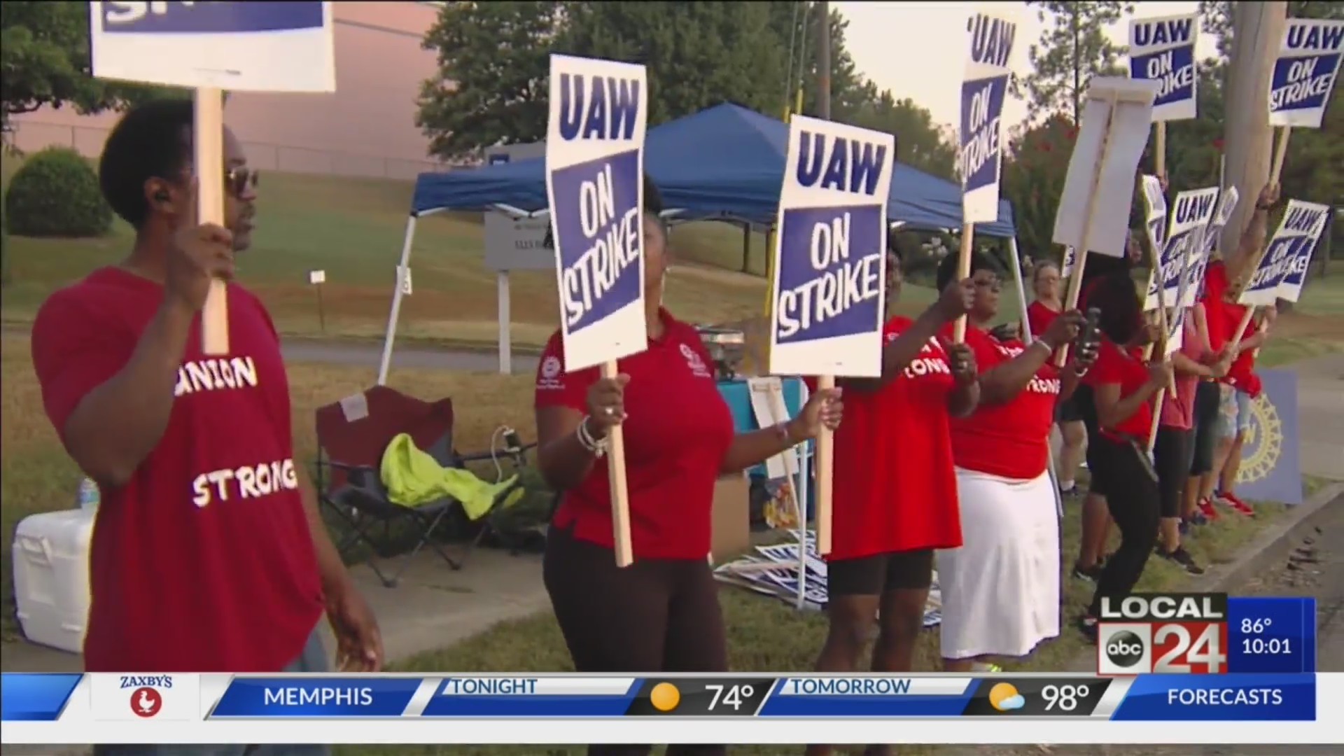 United Auto Workers say they will strike until a fair agreement is reached with General Motors