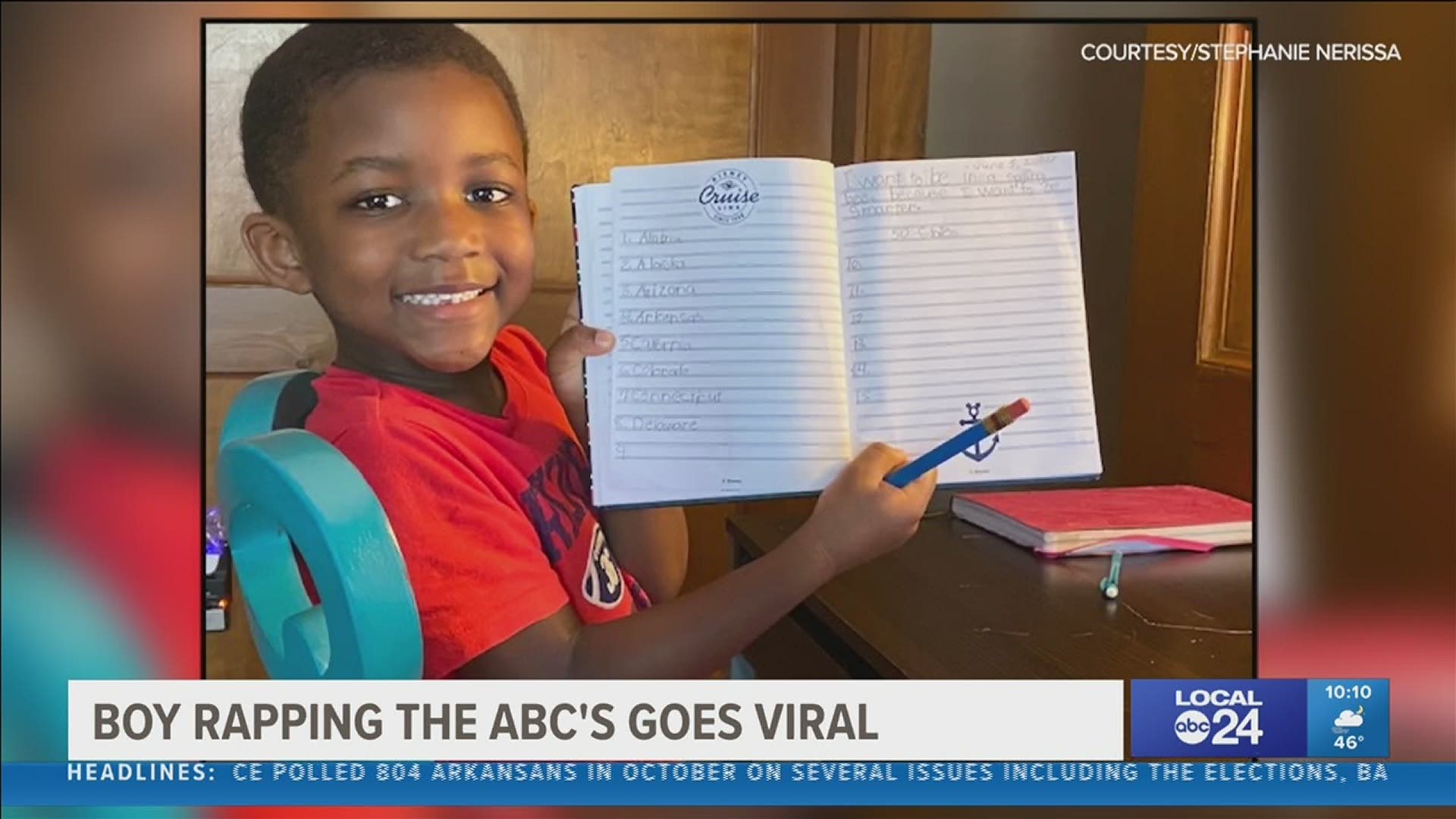 Sam White 6 Year Old Goes Viral After Creating Alphabet Rap Localmemphis Com