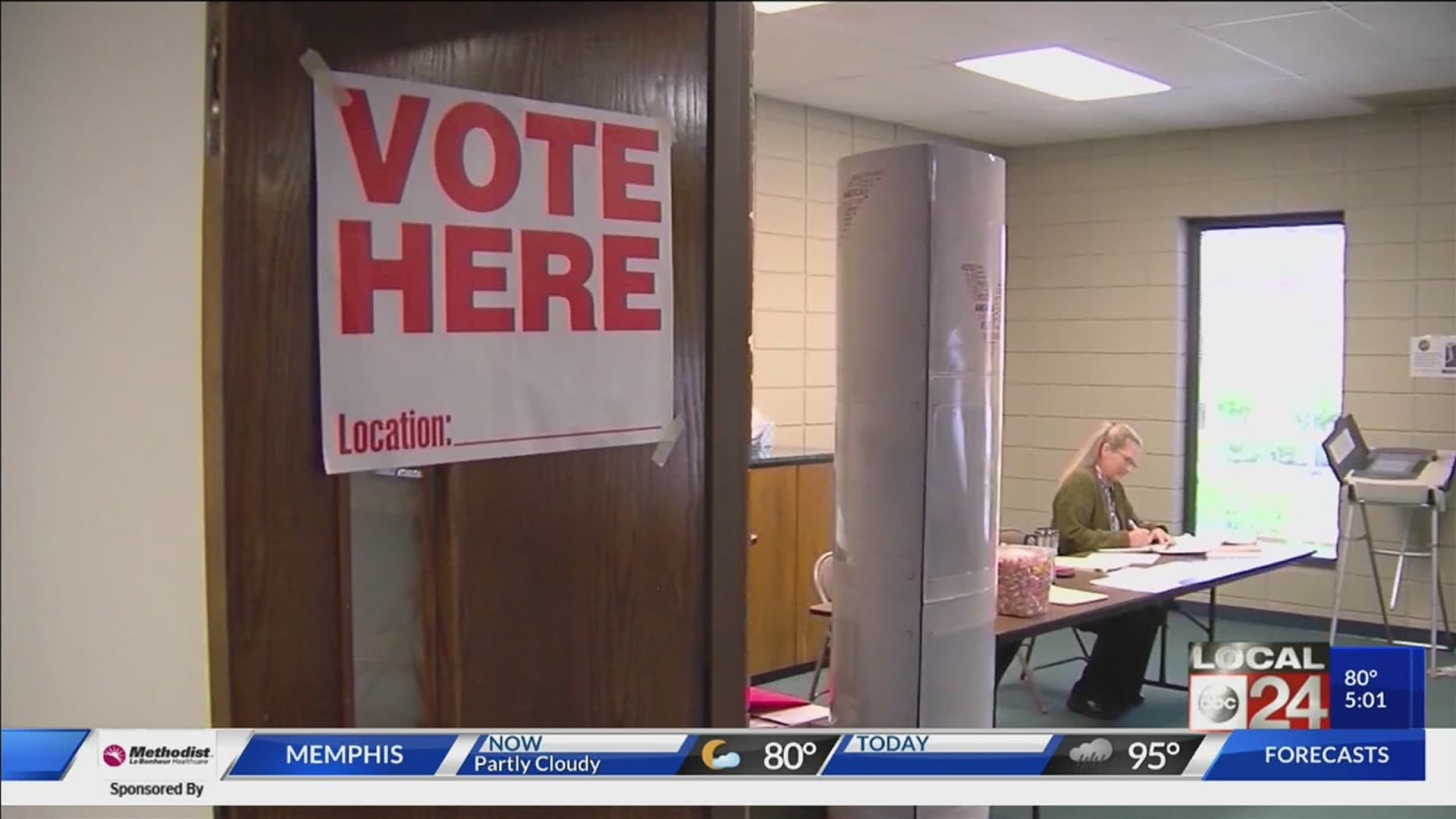 A lot of safety measures are put in place as people prepare to hit the polls in Shelby County for early voting.