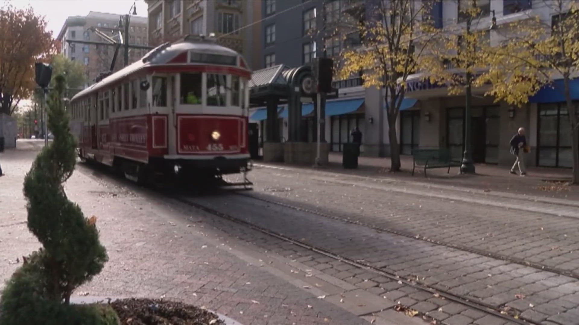 All three trolley lines were suspended after two cars caught fire in 2014. It was not until 2018 that Main Street trolley lines came back online, but not the others.