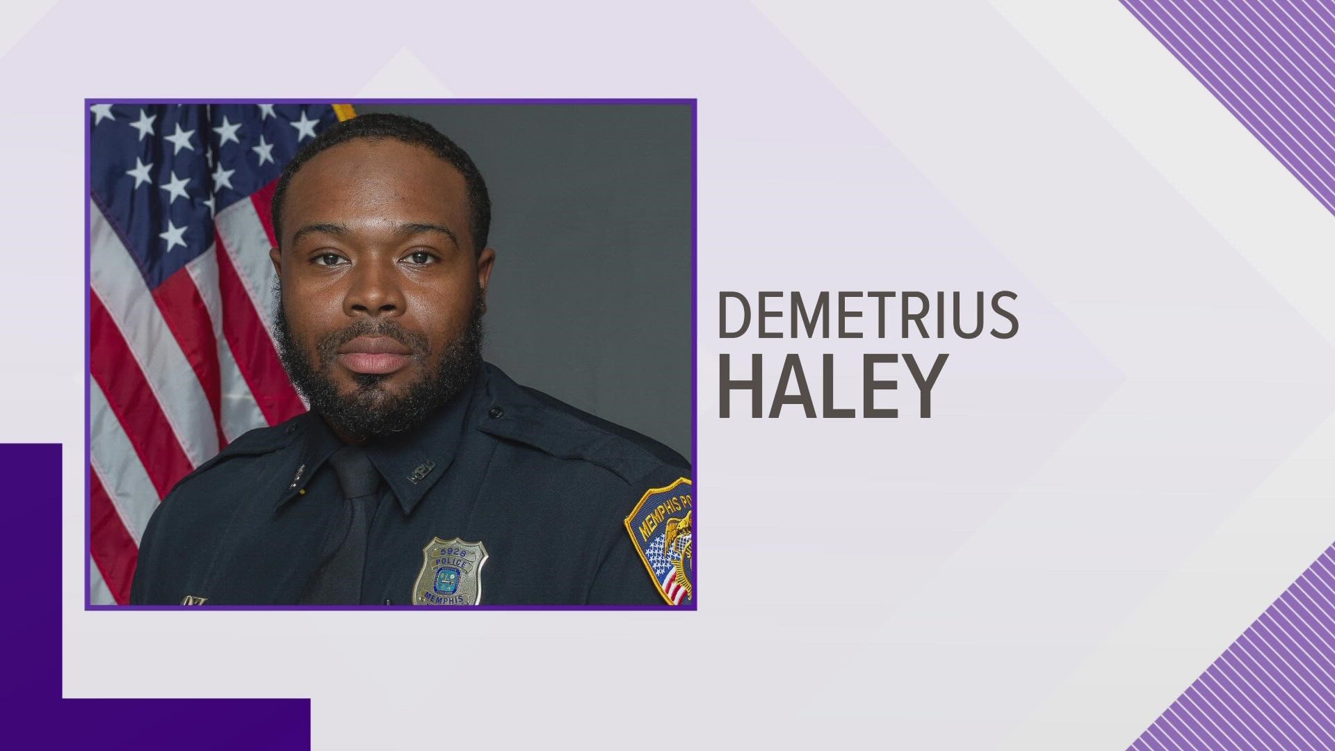 Demetrius Haley is one of five officers fired Friday for their involvement in Nichols' death. He previously worked at the Shelby County Jail as a corrections officer