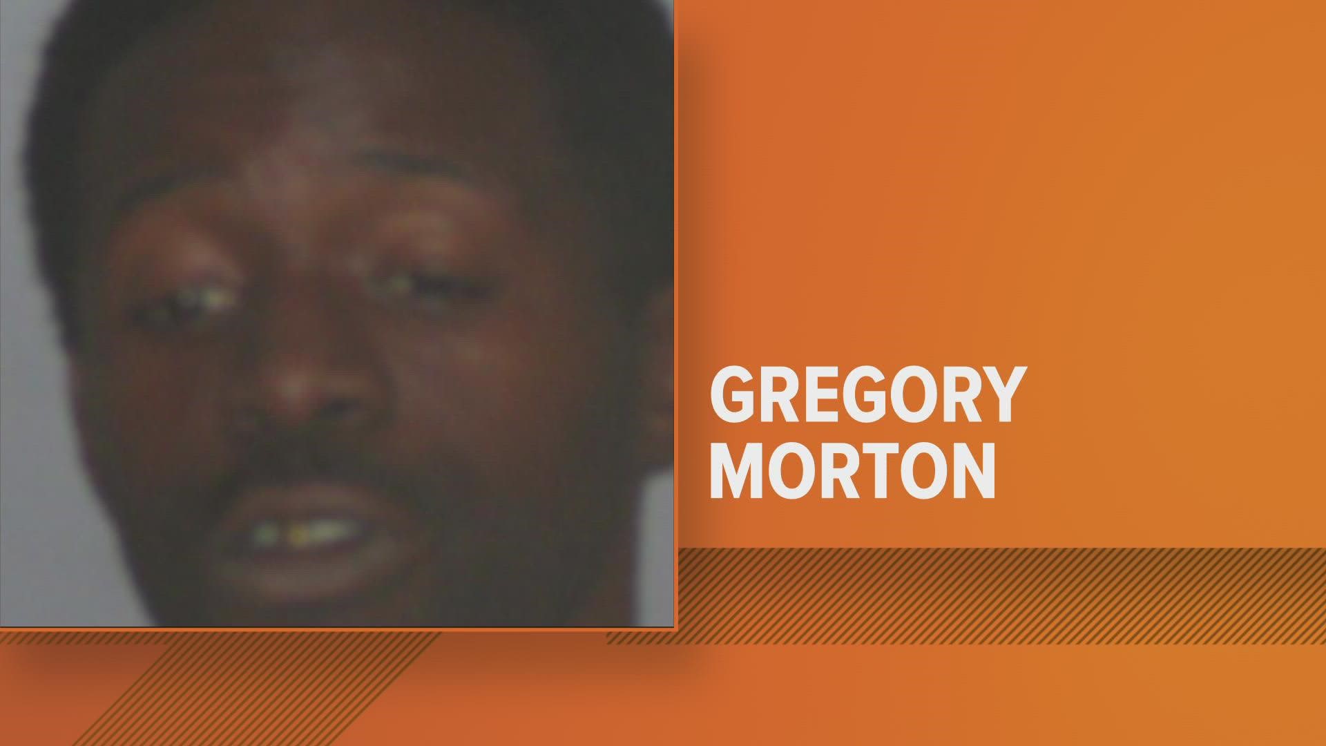 Gregory Morton is wanted by U.S. Marshals on charges of first-degree murder and federal probation violation.