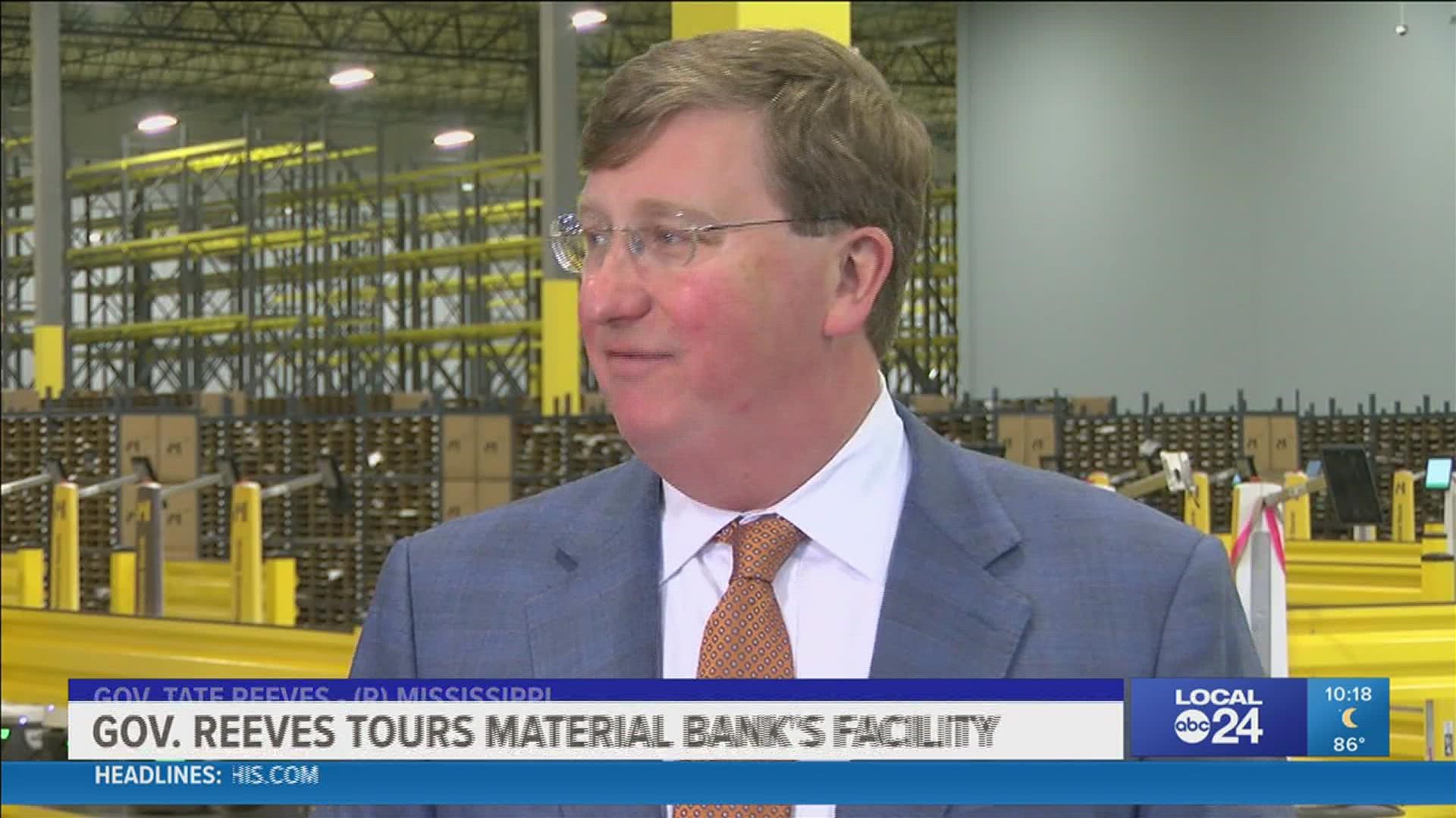 Material Bank said it is committed to creating 300 jobs in DeSoto County.