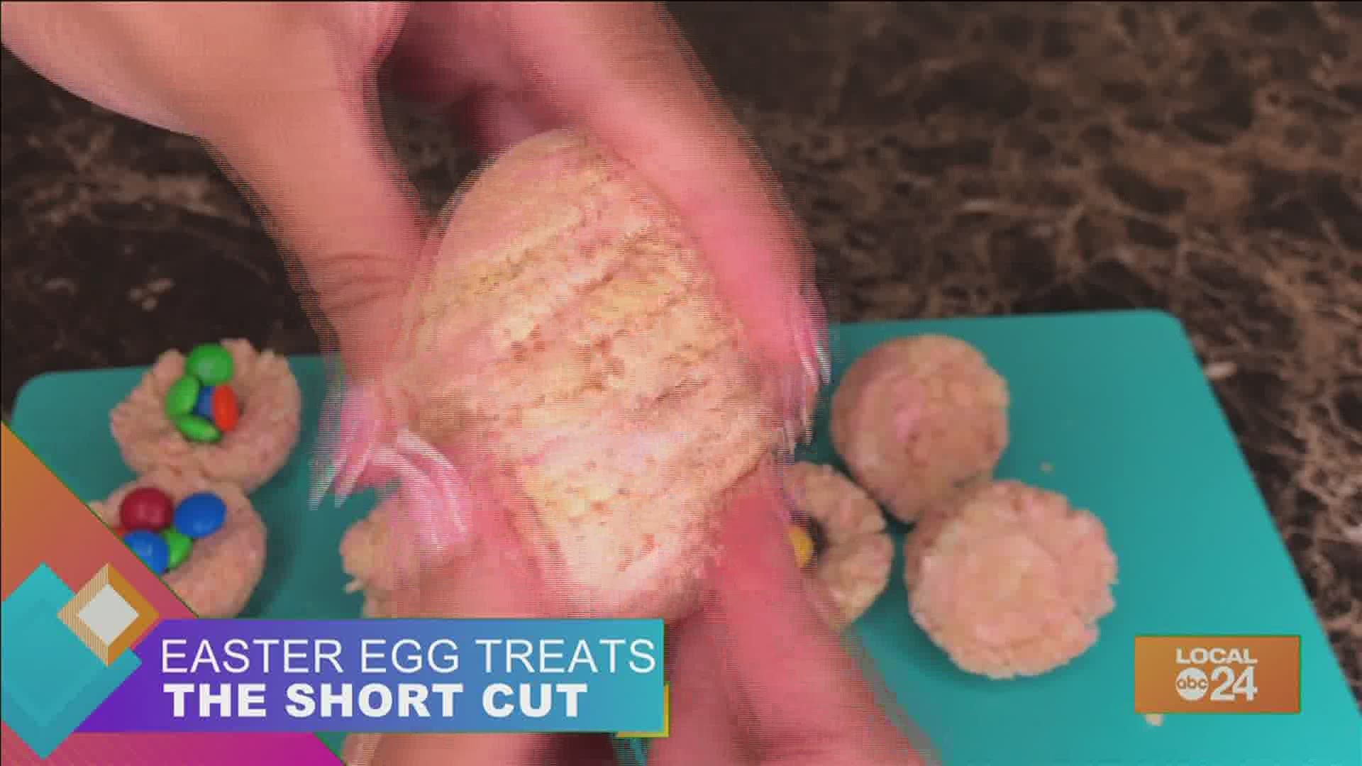 Love Rice Krispy treats and sweet Easter eggs? In that case, check out this easy recipe! Starring Sydney Neely on "The Shortcut!"