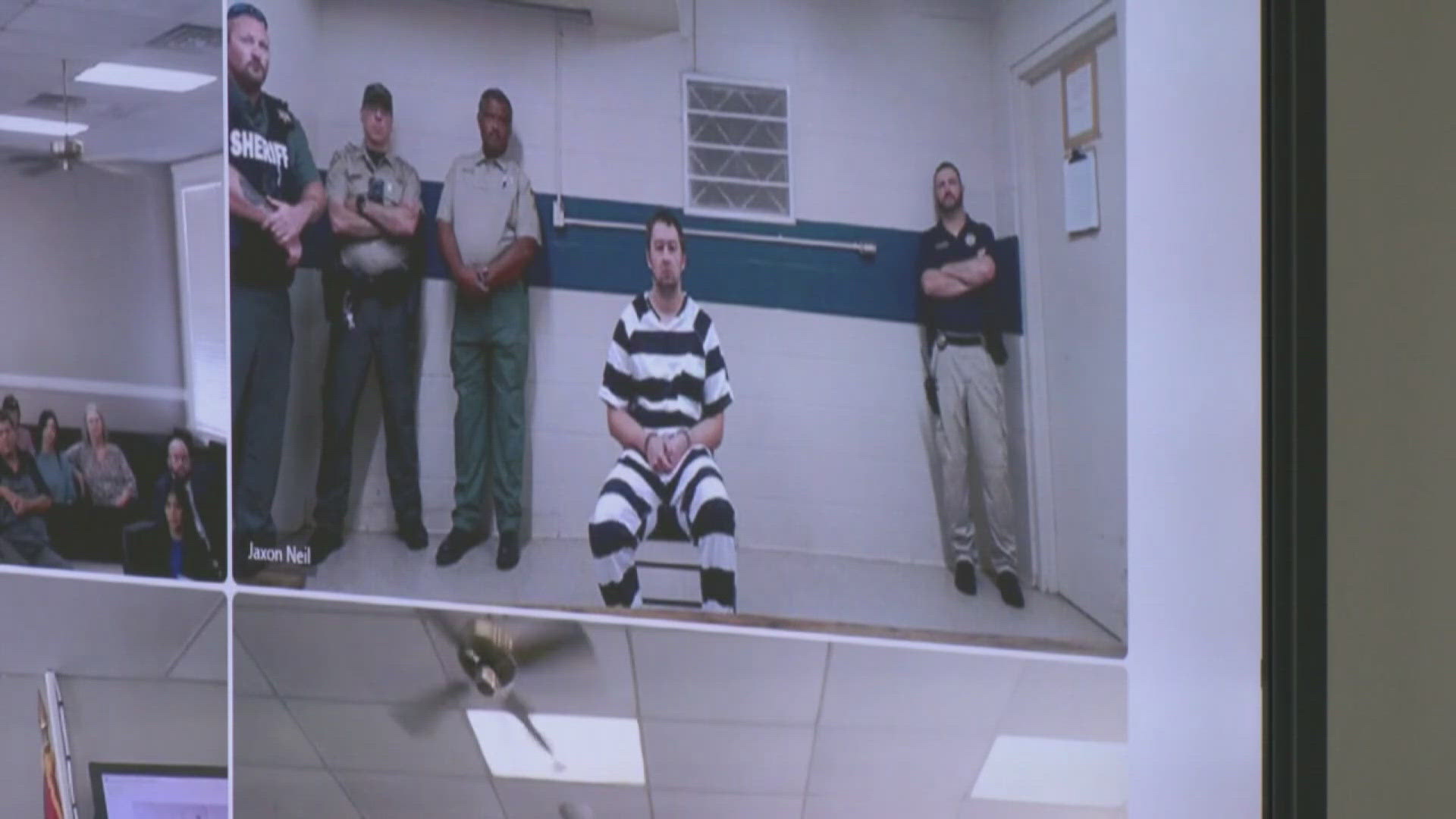 Austin Drummond, a quadruple murder suspect, had his first court appearance on August 7, 2025, the first step towards justice for the victims.