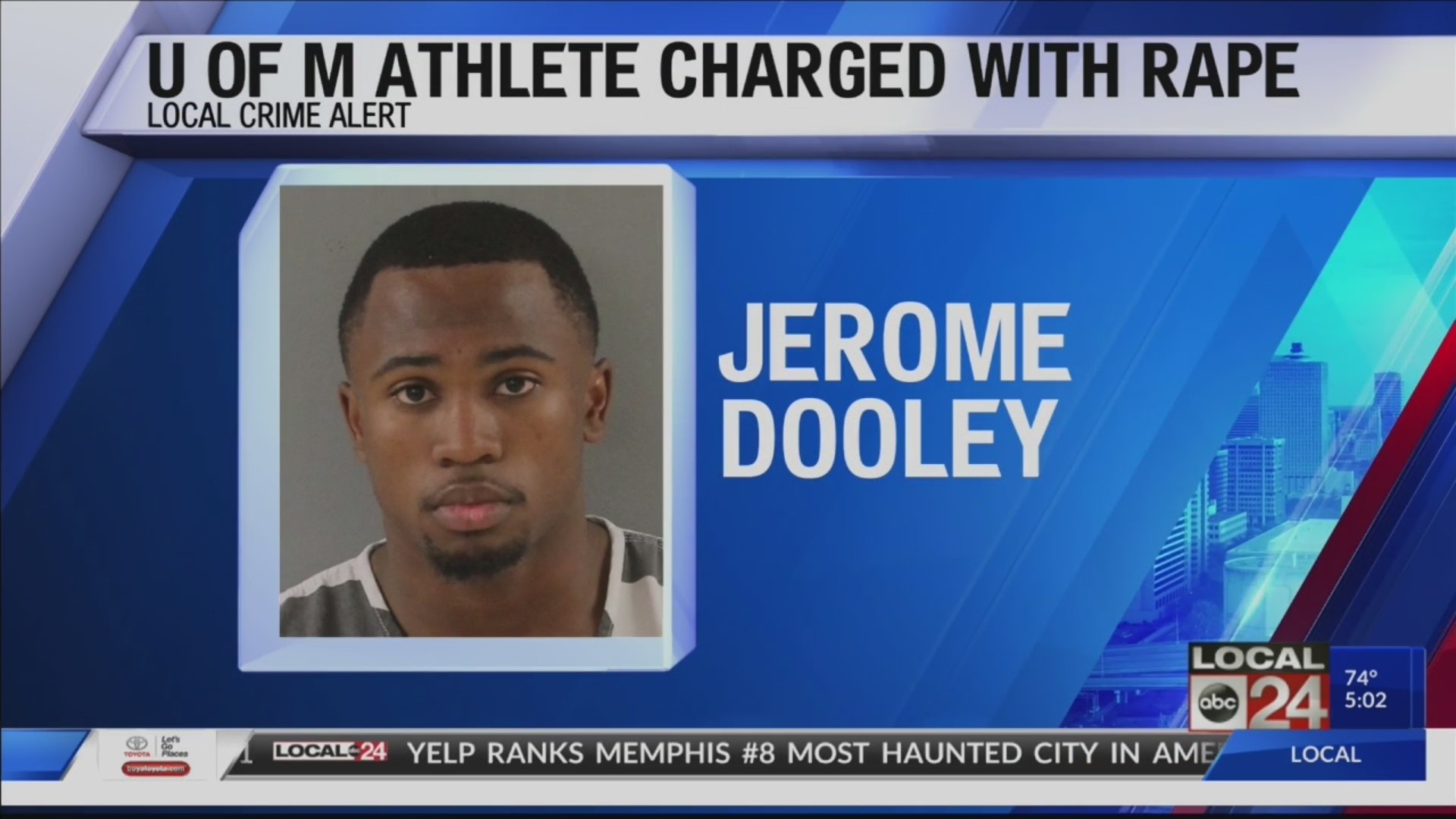 University of Memphis track & field athlete charged with rape in Knox County