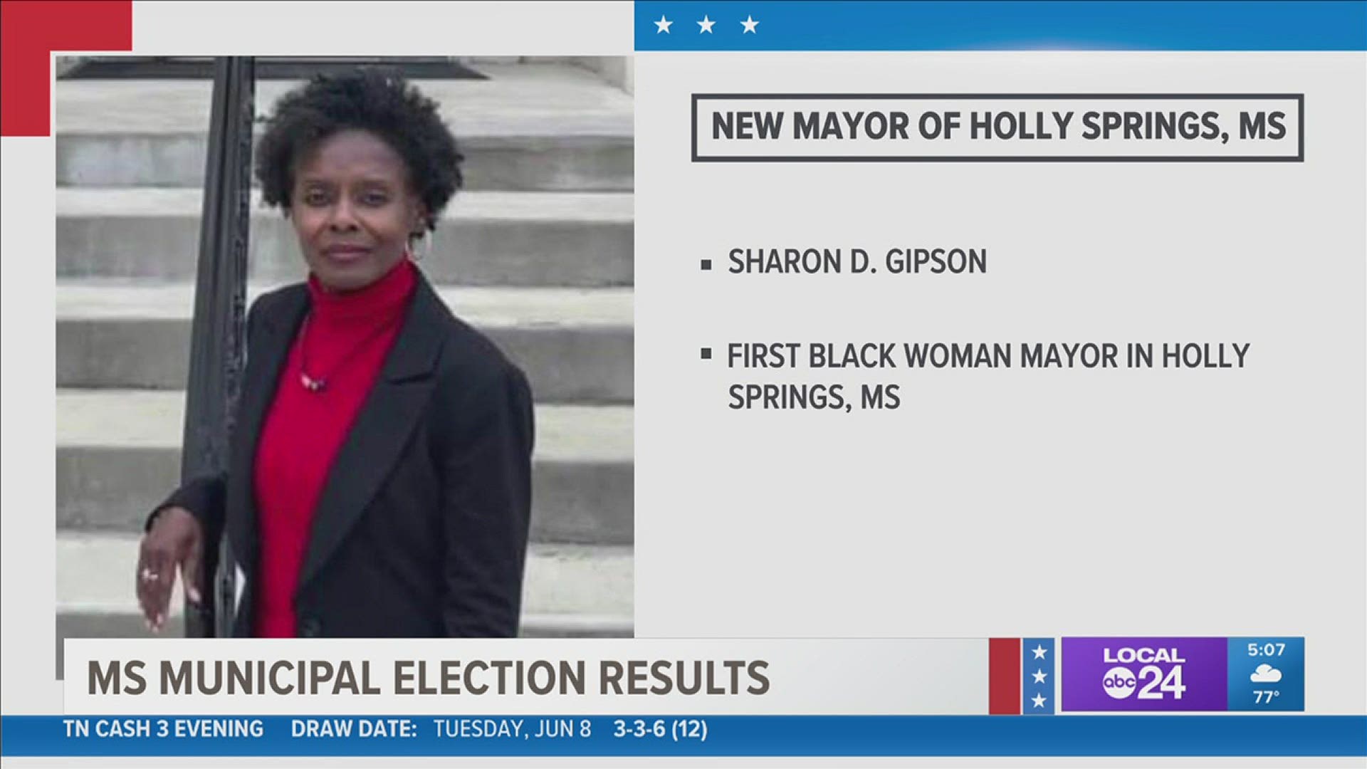 Among the winners was attorney Sharon D. Gipson, who was elected as Holly Springs' first Black woman mayor.