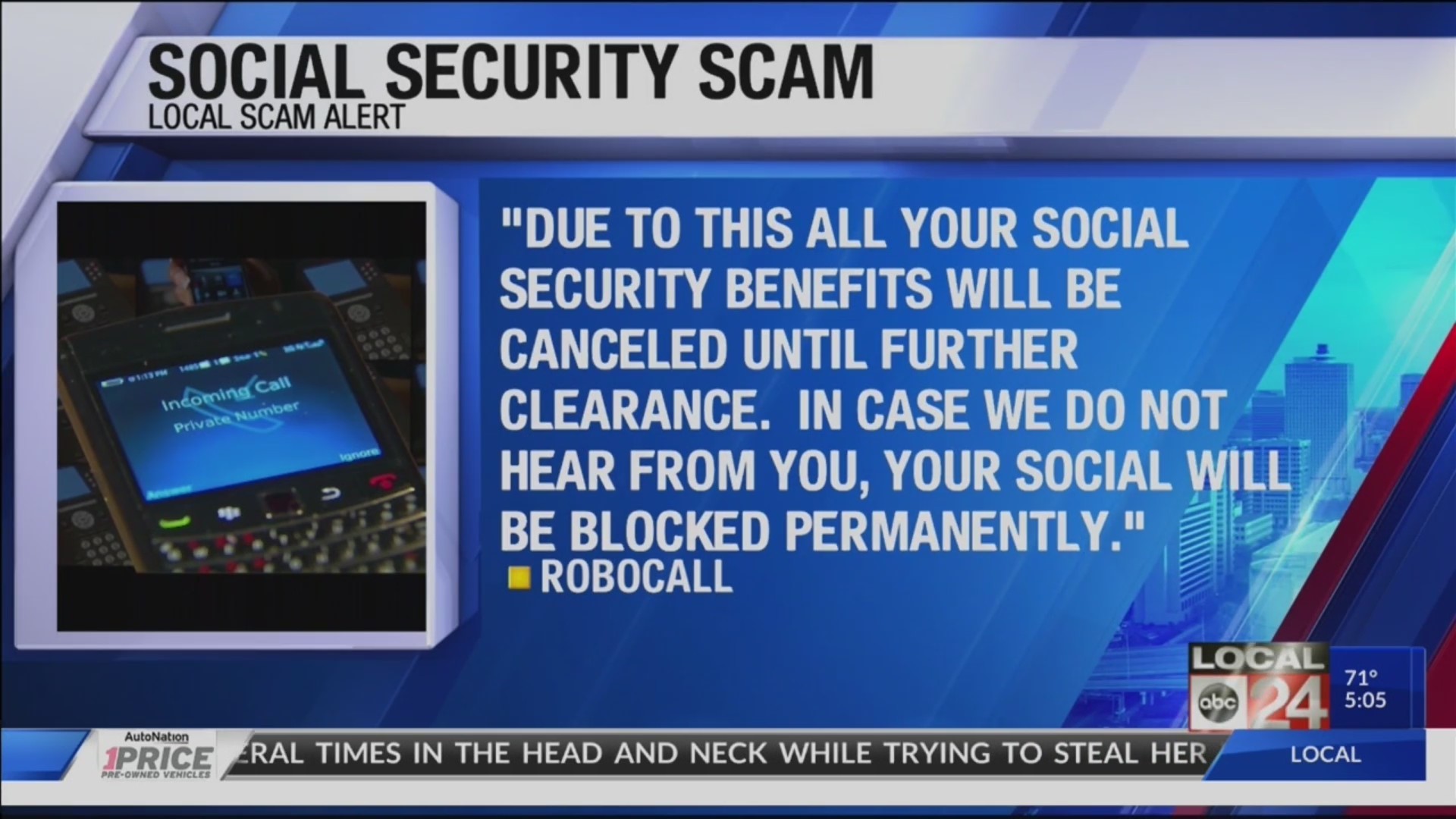 Scam Alert: Your Social Security Card cannot be suspended