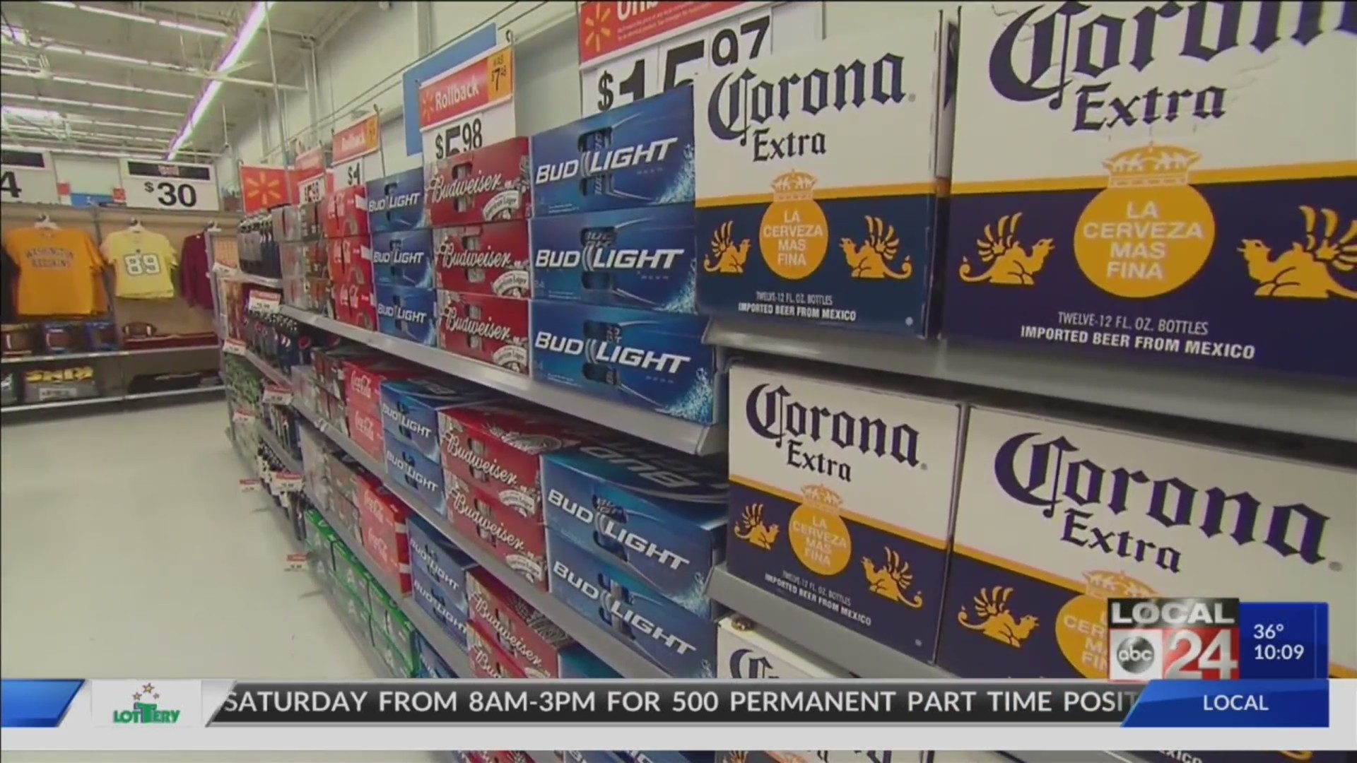 Walmart offers curbside alcohol pickup