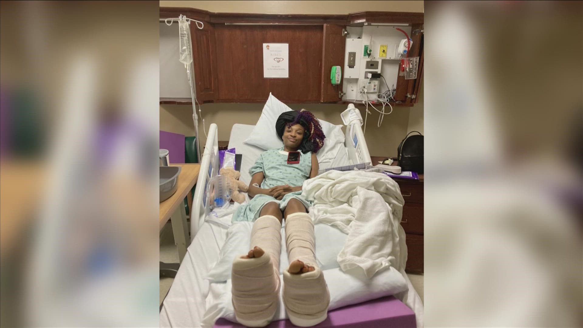 Taeja survived a serious hit-and-run accident, and she is now on the slow road to recovery.