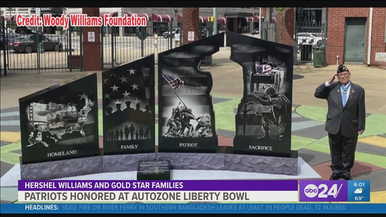 AutoZone Liberty Bowl will honor the last living WWII Medal of Honor recipient and over 250 Gold Star Family members
