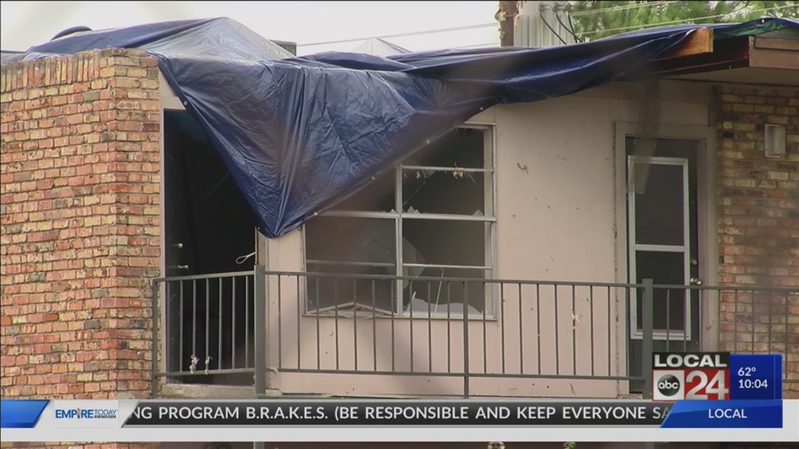 First responders help residents of Cottonwood Apartments find safety