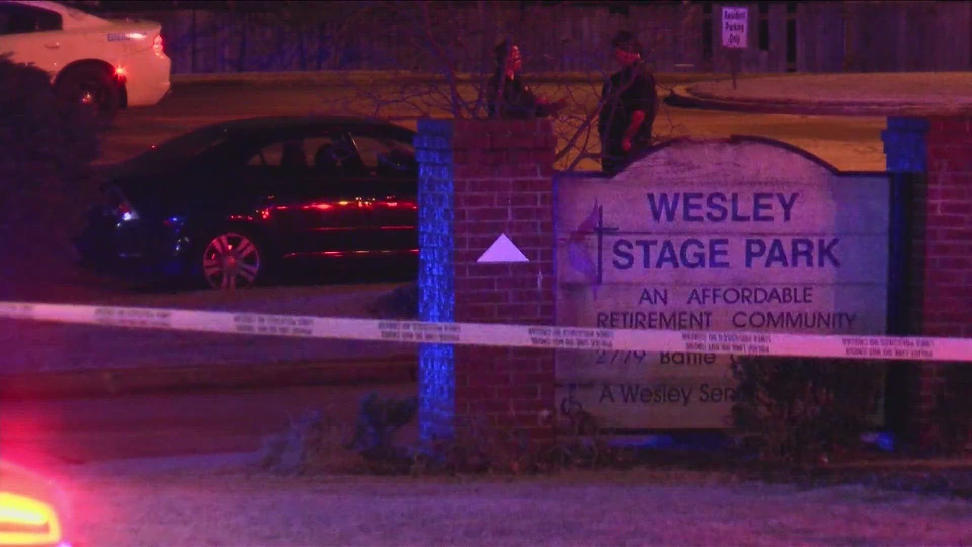 Memphis Police responded to the shooting just before 2:30 a.m. Friday, March 8, at the Wesley Stage Park retirement community center on Battle Creek Drive.
