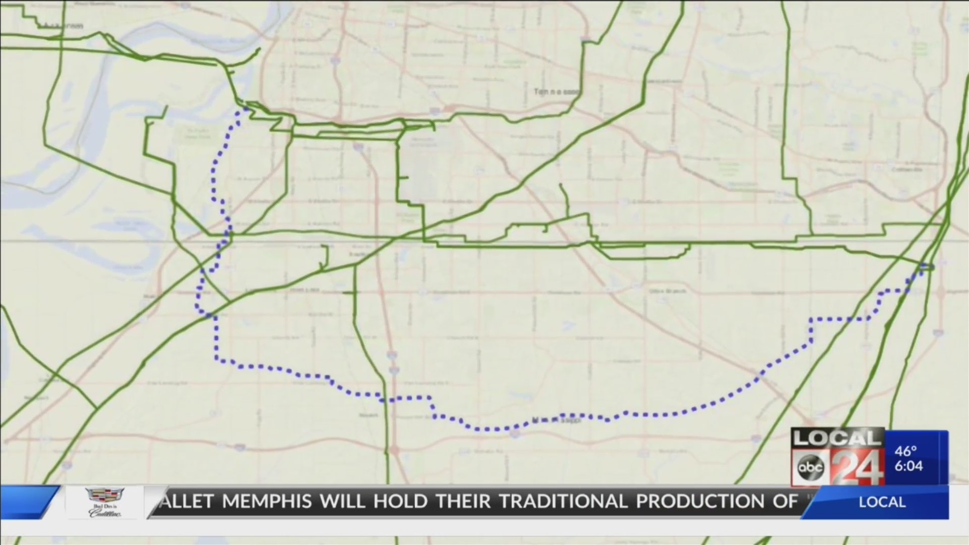 Proposed oil pipeline would snake from Memphis to Marshall County, Mississippi