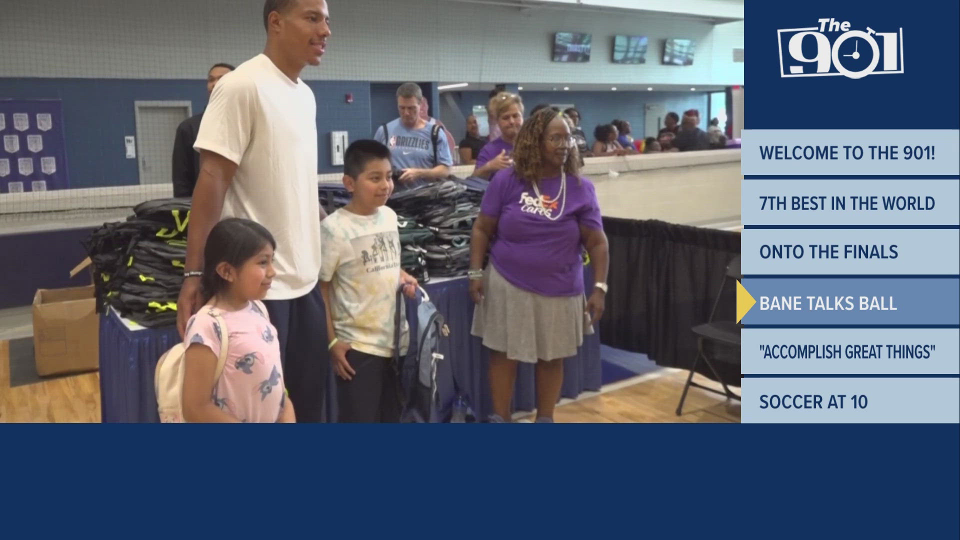 The Grizzlies shooting guard was in Memphis on Saturday giving school supplies to kids and also talked about Memphis' offseason.