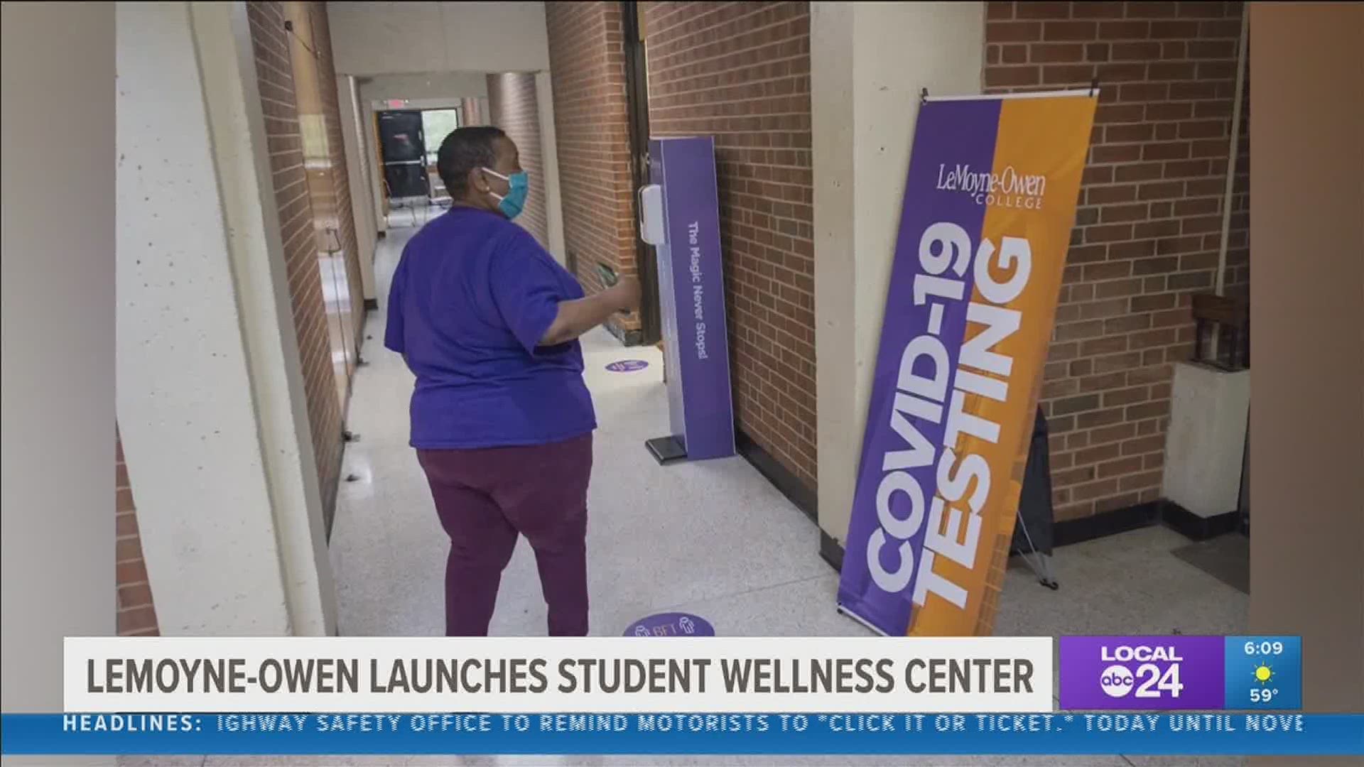 Students at Lemoyne-Owen College now have quicker and easier access to medical care at the Health and Wellness Center.