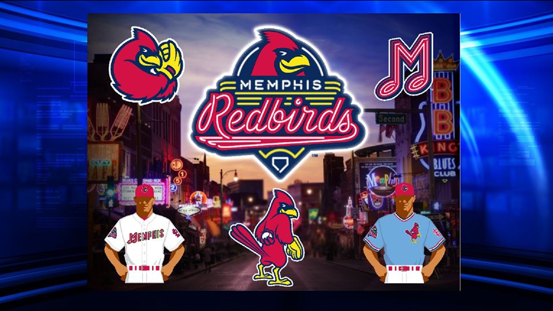 Memphis Redbirds Unveil New Logo & Jerseys