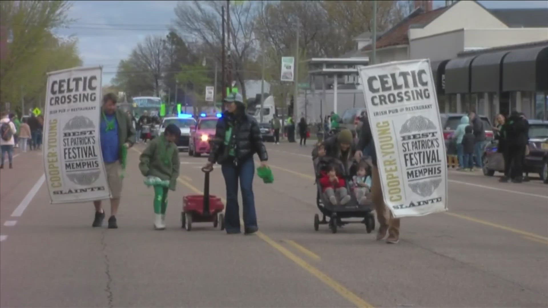 ABC24 headed to Cooper-Young and Celtic Crossing for the St. Patrick's Day Parade Friday morning.
